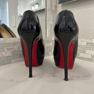 Christian Louboutin Round Toe Black Pumps | Size 36.5 | Fair Condition